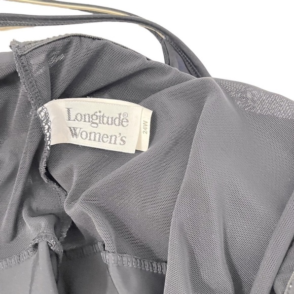 LONGITUDE Empire Swim dress Size 24W - Picture 8 of 9